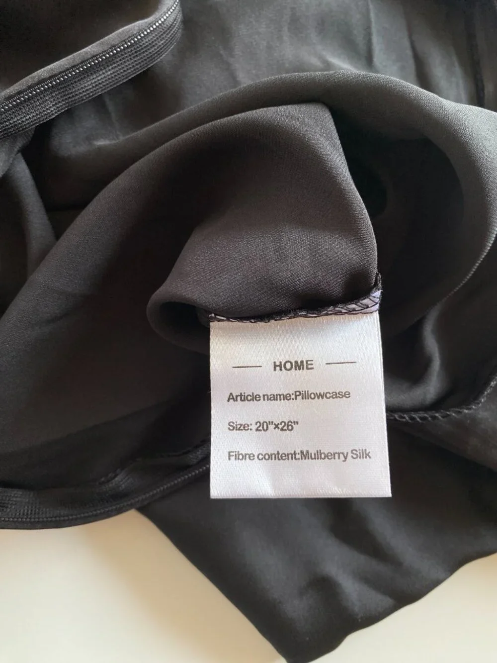 100% Mulberry Silk Single Pillowcase 20